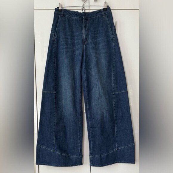 NWT Size 28 - Pilcro Full Curve High-Rise Wide-Leg Jeans - Picture 6 of 16